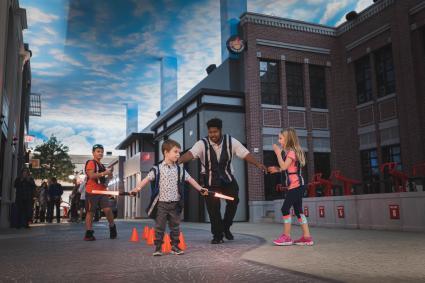 Kids dancing on the street